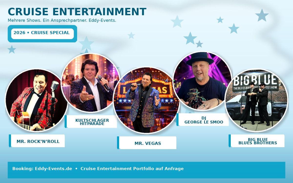 Cruise Entertainment von Eddy-Events (© @eddy-events.de)