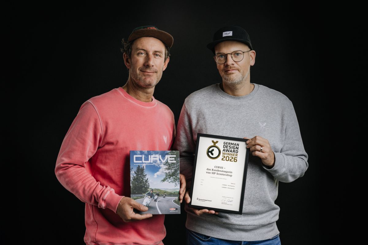 Ralf Jodl, CEO SIP Scootershop und Markus Lohse von der Agentur 24sieben (© SIP Scootershop)