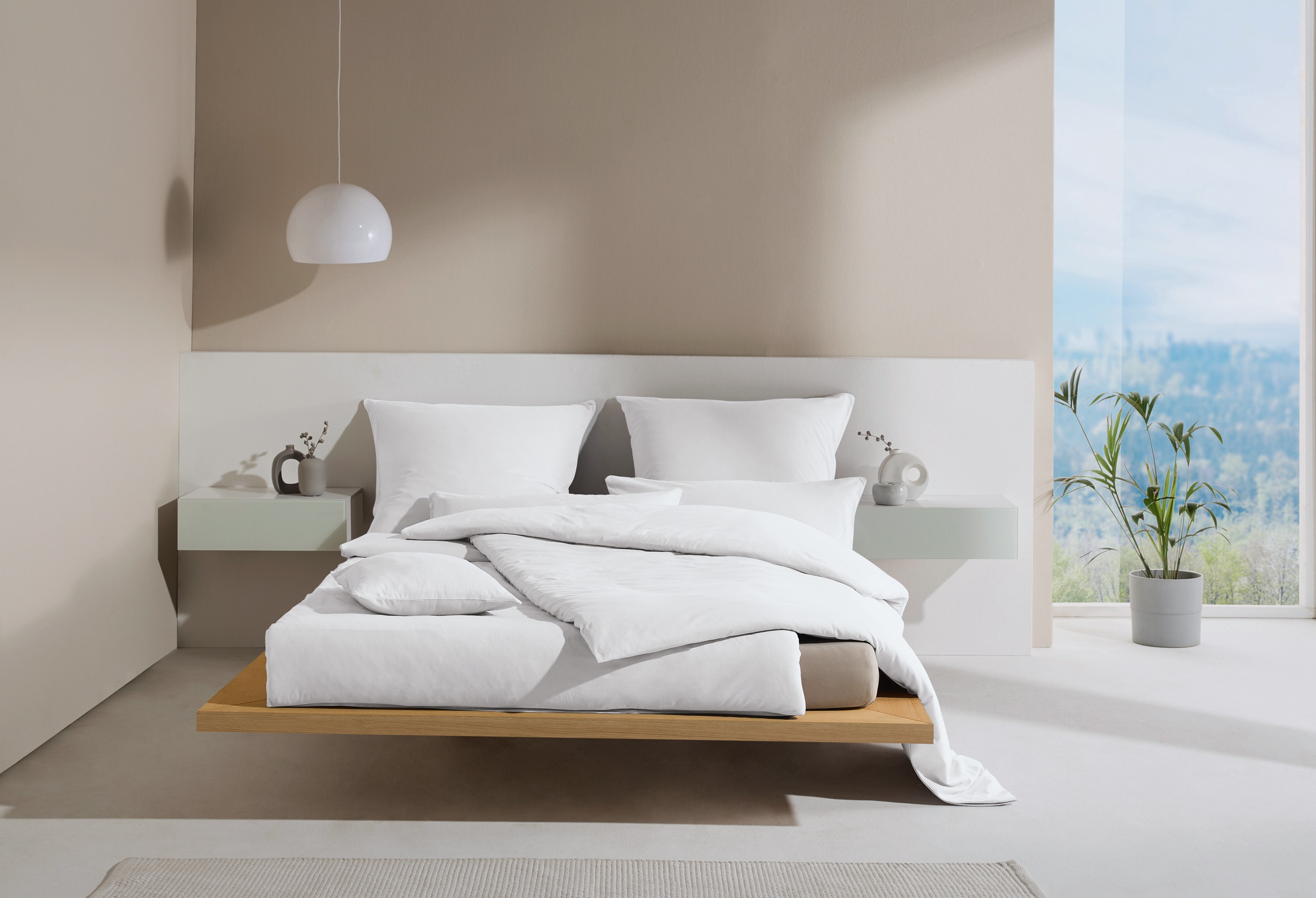 Trendfarbe Cloud Dancer bei Heimtextilien (Bildquelle: erwinmueller.de)