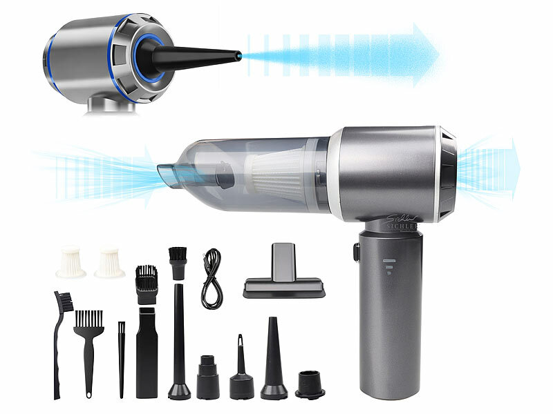 Sichler Haushaltsgeräte 3in1-Akku-Handstaubsauger& Gebläse BHS-745.ak 25 kPa, www.pearl.de (Die Bildrechte liegen bei dem Verfasser der Mitteilung.)