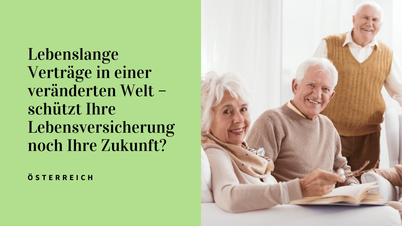 Lebenslange Vertra?ge in einer vera?nderten Welt–schu?tzt Ihre Lebensversicherung noch Ihre Zukunf (Die Bildrechte liegen bei dem Verfasser der Mitteilung.)