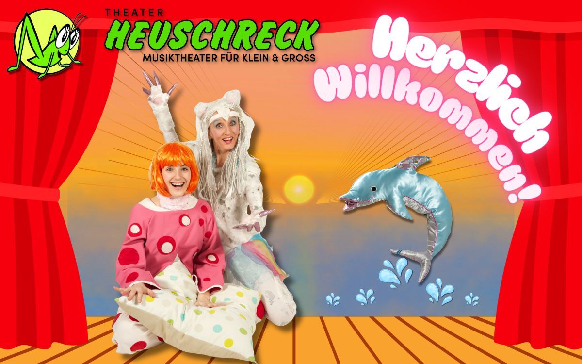 Kindgerechte Musicals für die Kleinsten an Vormittagen (© Theater HEUSCHRECK)