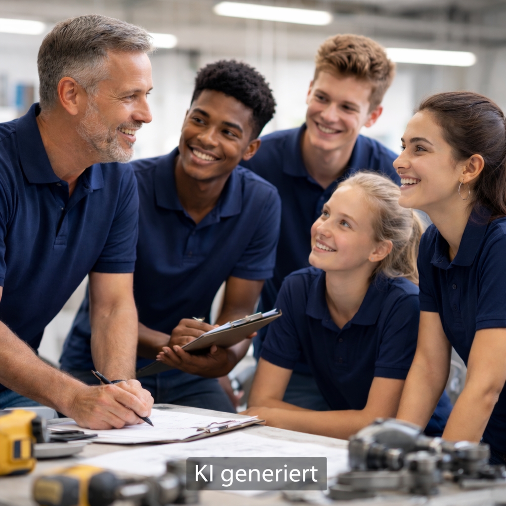 Wer Azubis lesen kann, kann sie auch halten. (Die Bildrechte liegen bei dem Verfasser der Mitteilung.)