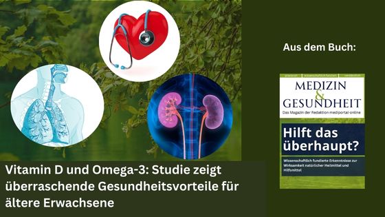 Vitamin D und Omega-3 -überraschende Gesundheitsvorteile fürältere Erwachsene (Die Bildrechte liegen bei dem Verfasser der Mitteilung.)