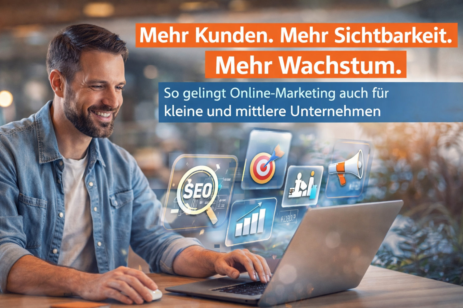 Online-Marketing steigert Sichtbarkeit und bringt neue Kunden für Ihr Unternehmen.