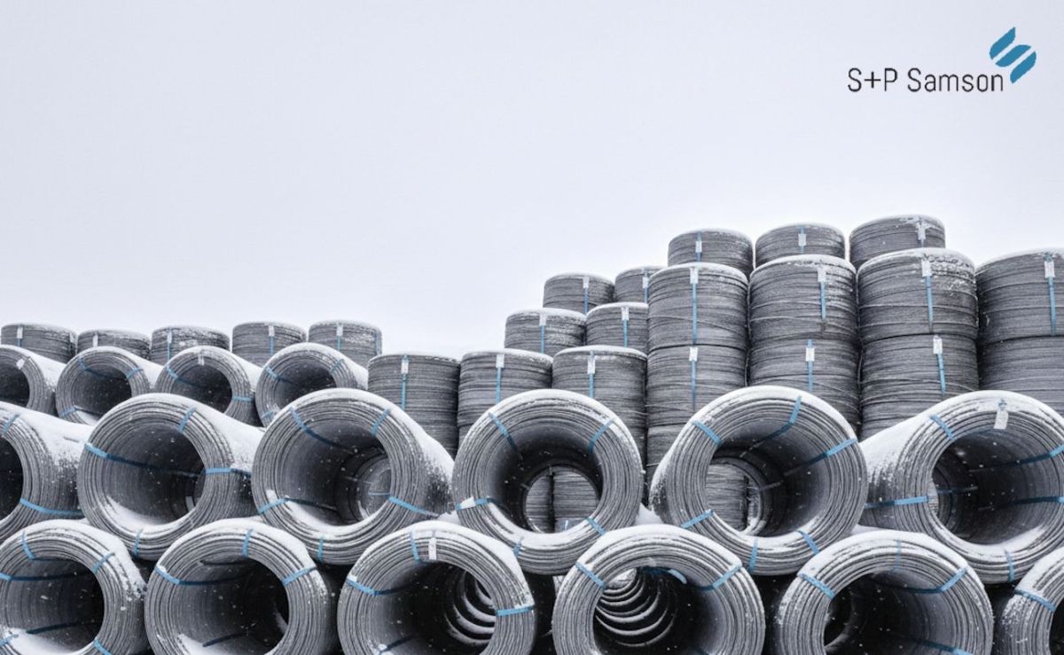 Zuverlässige Kennzeichnung im Freilager (© S+P Samson GmbH)