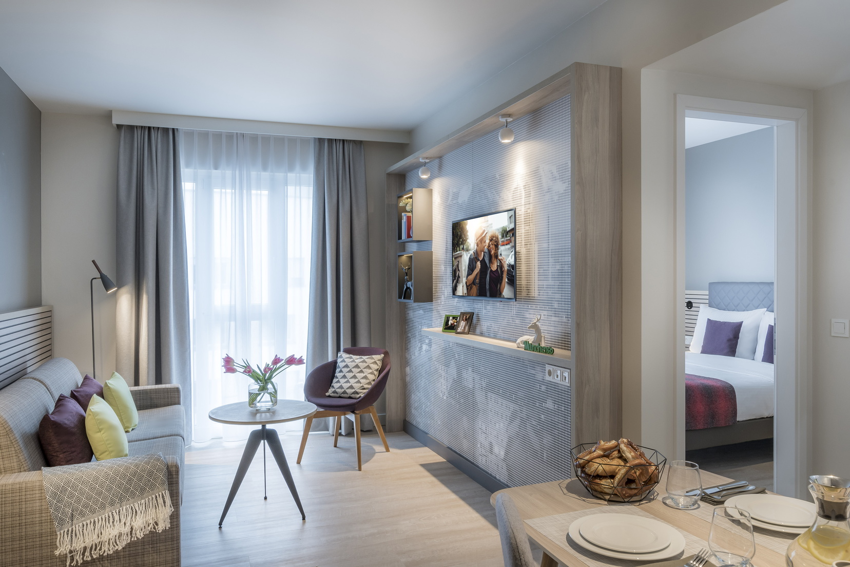 Mit gemütlichen Zimmern ist das Citadines Arnulfpark München die perfekte Basis für Städtereisen. (Die Bildrechte liegen bei dem Verfasser der Mitteilung.)
