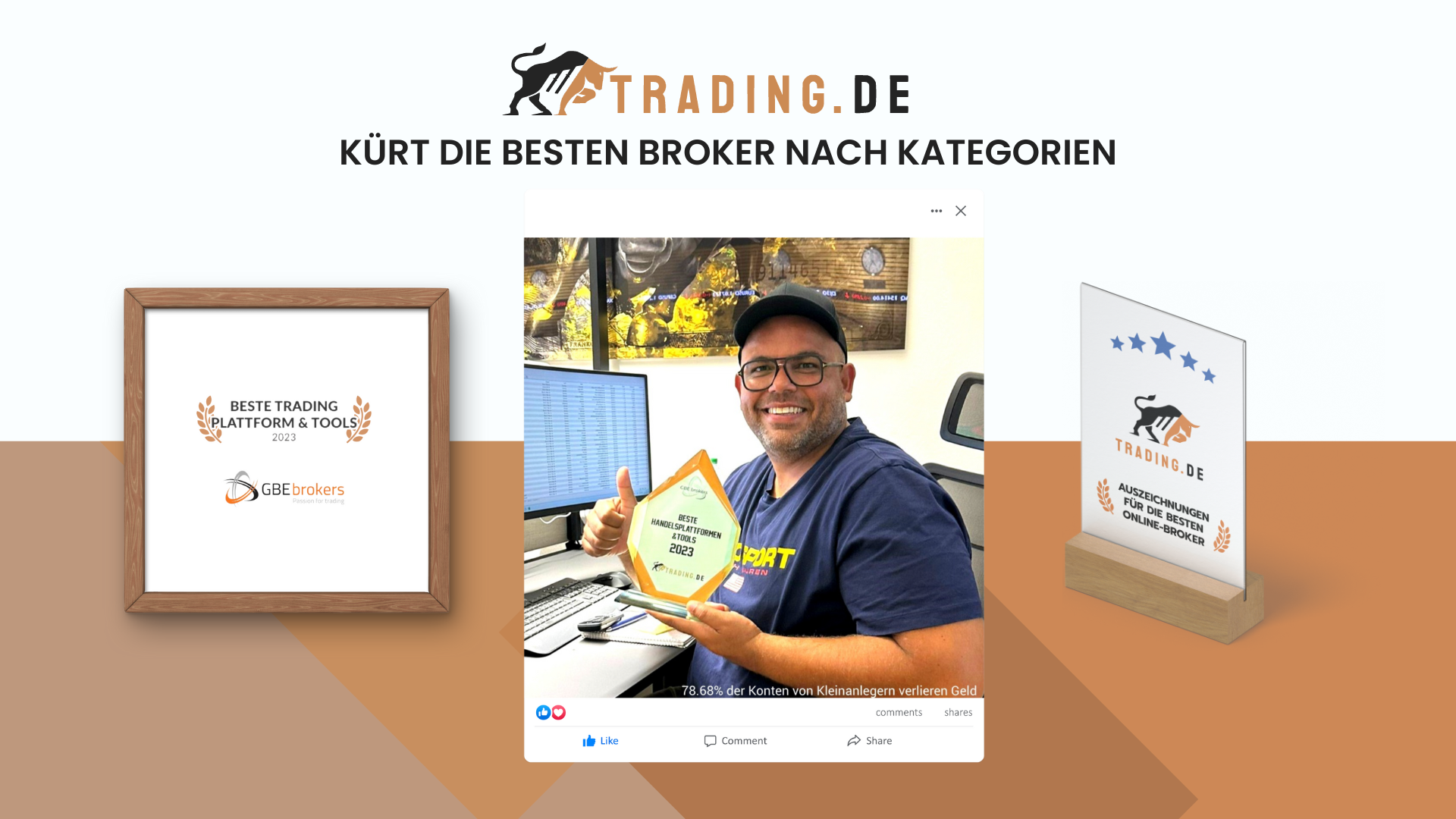 Award von Trading.de für Broker