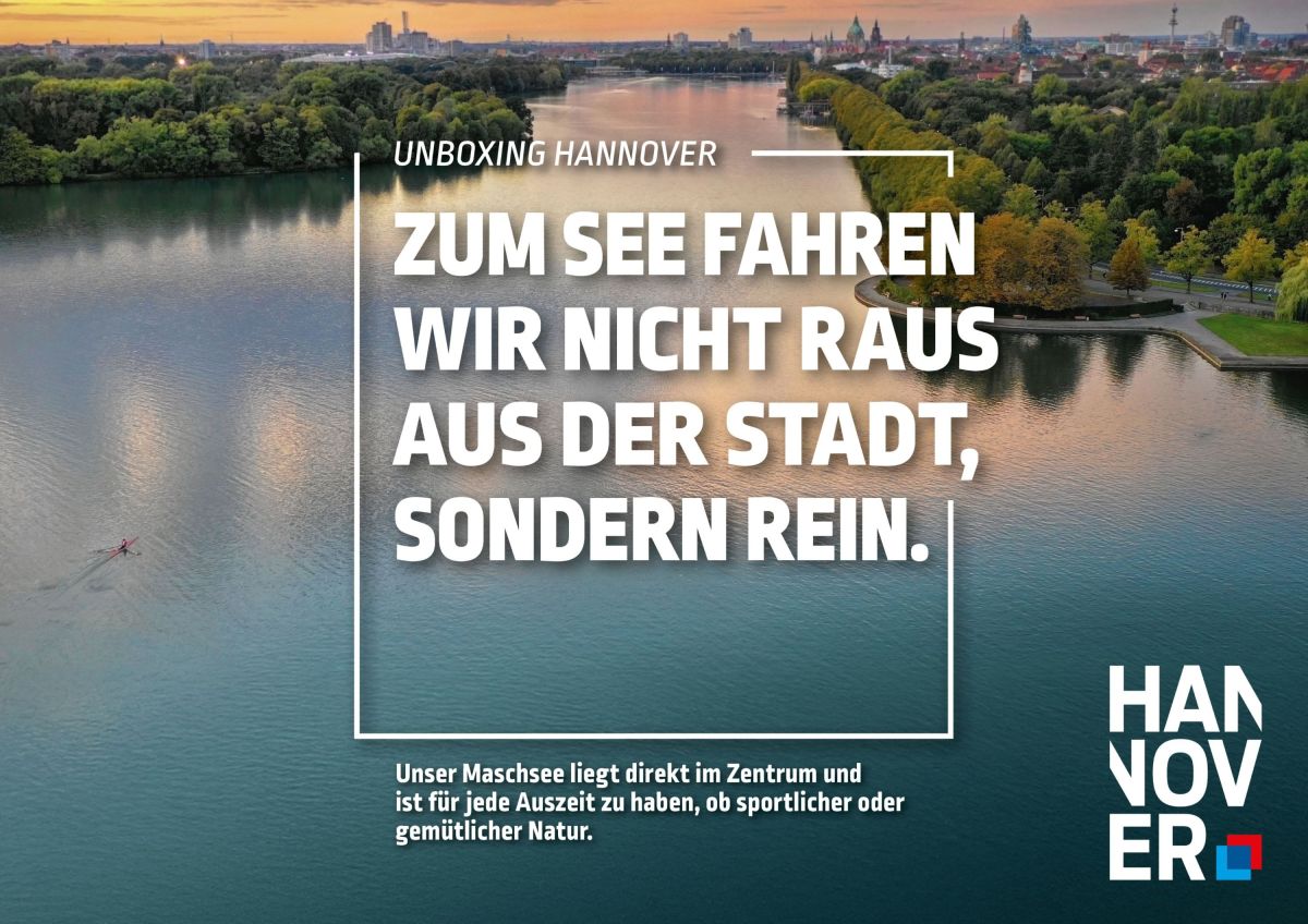 Hannover packt aus: Motiv aus der neuen Leitkampagne 