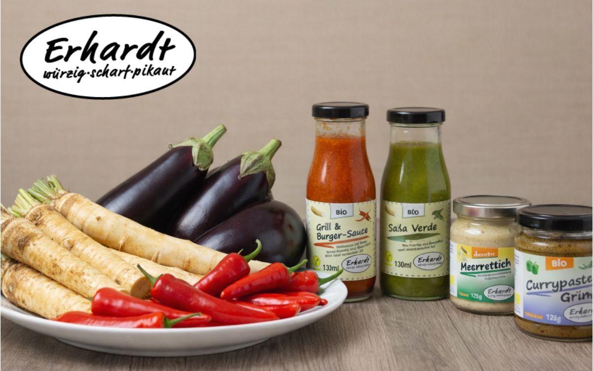 Erhardt Naturkost ist seit 1988 Hersteller hochwertiger Bio- und Demeter-Feinkostprodukte (© GEBRA-IT GmbH)