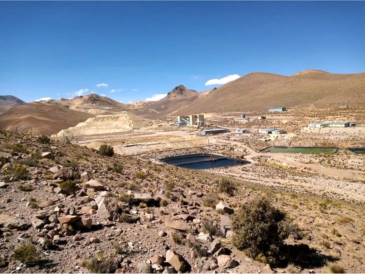 Auf dem Projekt von Norsemont in Chile; Quelle Norsemont Mining