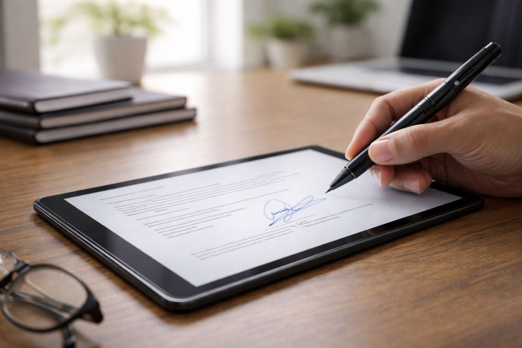 digitale Signatur (Die Bildrechte liegen bei dem Verfasser der Mitteilung.)