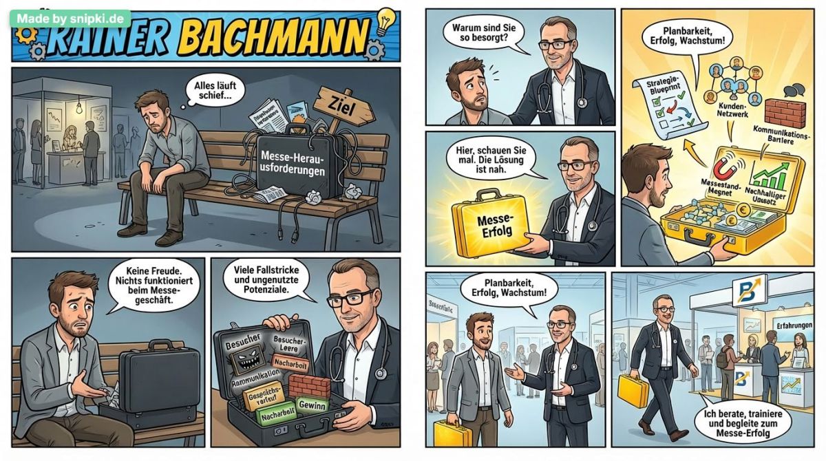 Mehr Erfolg mit klarer Strategie, der 5-R-Methode und dem richtigen Messeteam (© Rainer Bachmann/snipki)