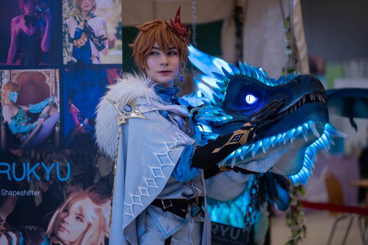 Harukyu Cosplay am Stand von Nekodanshi (© )