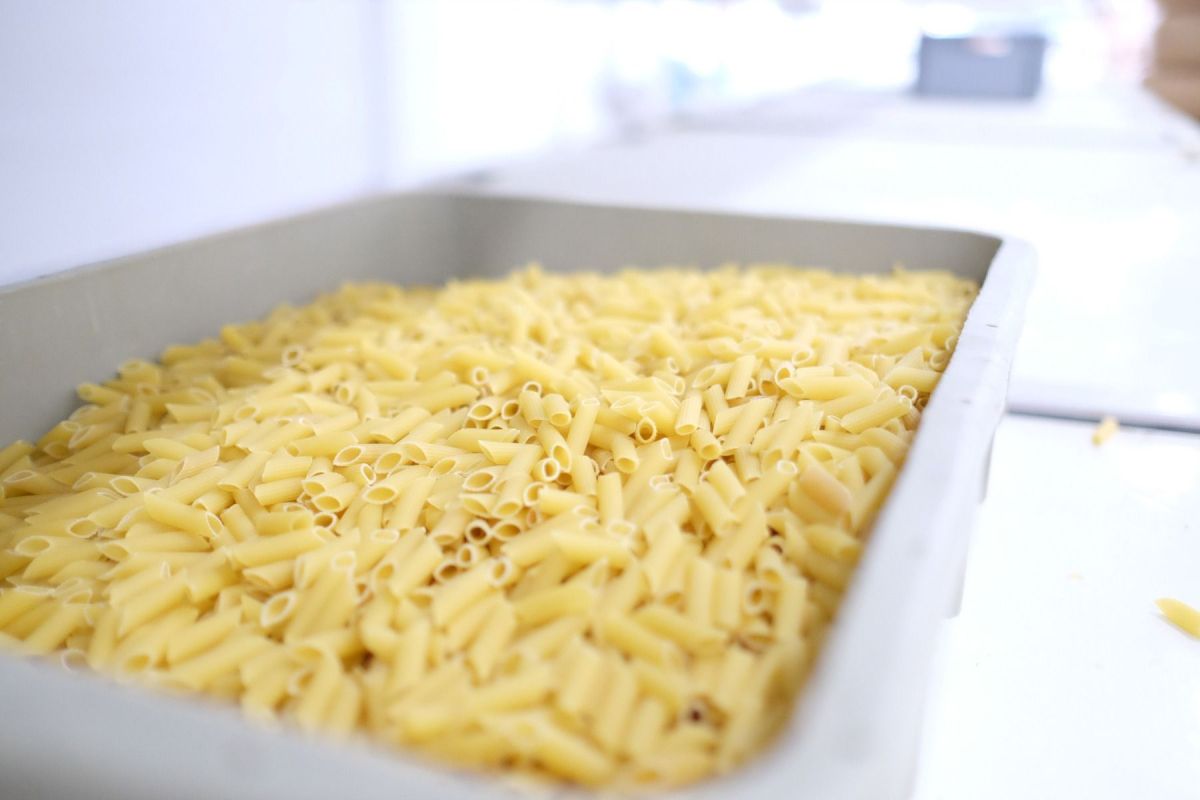 Penne-Nudeln des Traditionsunternehmens WOLF NUDELN GmbH.  (© Quelle: WOLF NUDELN GmbH.)
