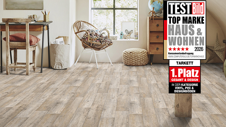 Tarkett ist"Top Marke Haus& Wohnen 2026" (Die Bildrechte liegen bei dem Verfasser der Mitteilung.)