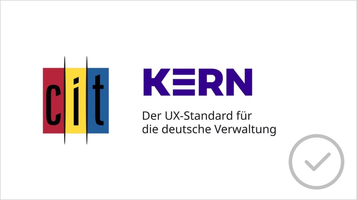 cit intelliForm unterstützt Design-Standard KERN (© )