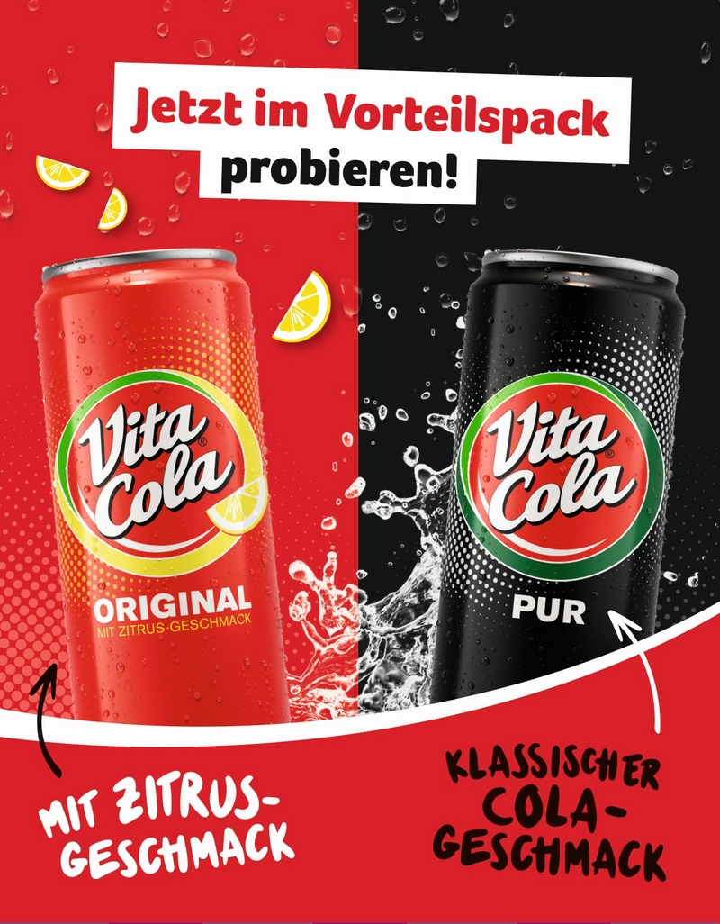 Vita Cola Dosen im Vorteilspack