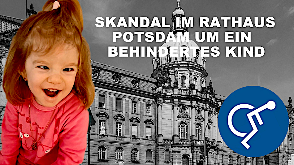 Noosha Aubel und der Skandal in Potsdam um ein schwerbehidnerts Kind (Die Bildrechte liegen bei dem Verfasser der Mitteilung.)