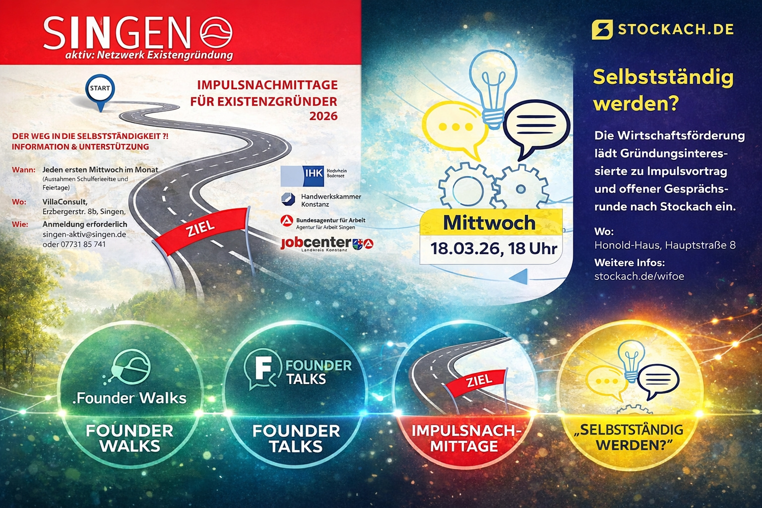 Veranstaltungen Existenzgründungen und Startups Region Hegau Bodensee Stockach SingenÜberlingen (Die Bildrechte liegen bei dem Verfasser der Mitteilung.)