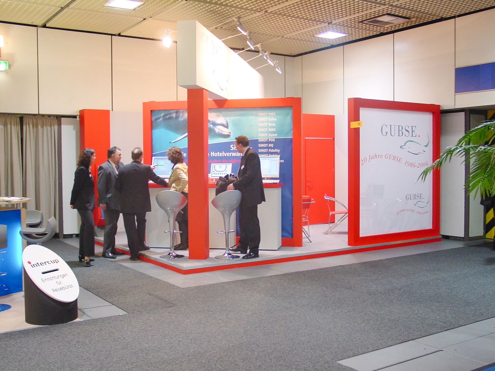 ITB-Messestand der Unternehmensgruppe SIHOT aus dem Jahr 2006.