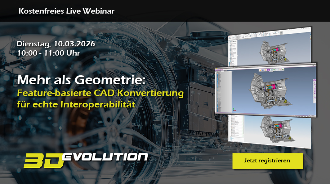 Webinar zur Feature-basierten CAD-Konvertierung für echte Interoperabilität (Bildquelle: CoreTechnologie GmbH)