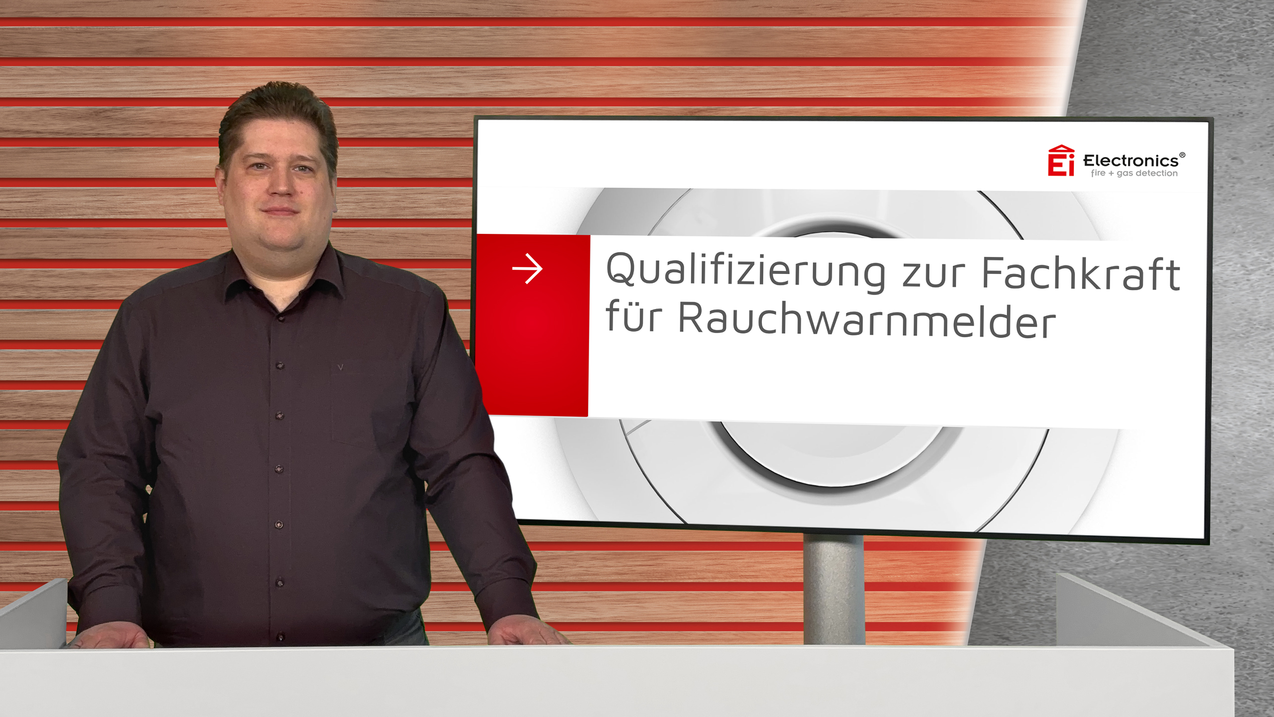 Die Schulungen zur„Q-Fachkraft für Rauchwarnmelder“finden ab sofort auch online statt. (Bildquelle: Ei Electronics)