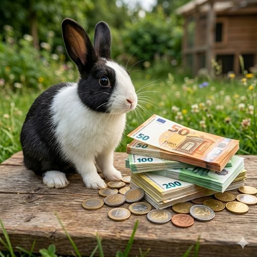 Kaninchen richtig halten ist teurer als man denkt. (Die Bildrechte liegen bei dem Verfasser der Mitteilung.)