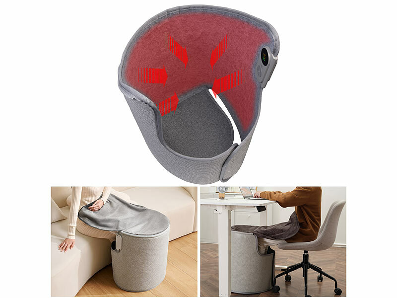 Sichler Haushaltsgeräte Rundes Fern-Infrarot-Heizpanel, 5-stufig bis 55°C, Timer, www.pearl.de (Die Bildrechte liegen bei dem Verfasser der Mitteilung.)