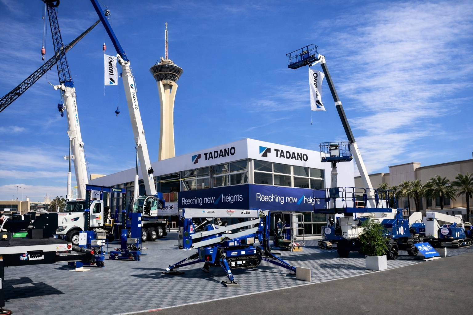 Tadano Messestand auf der CONEXPO-CON/AGG 2026 (Foto: meplan)