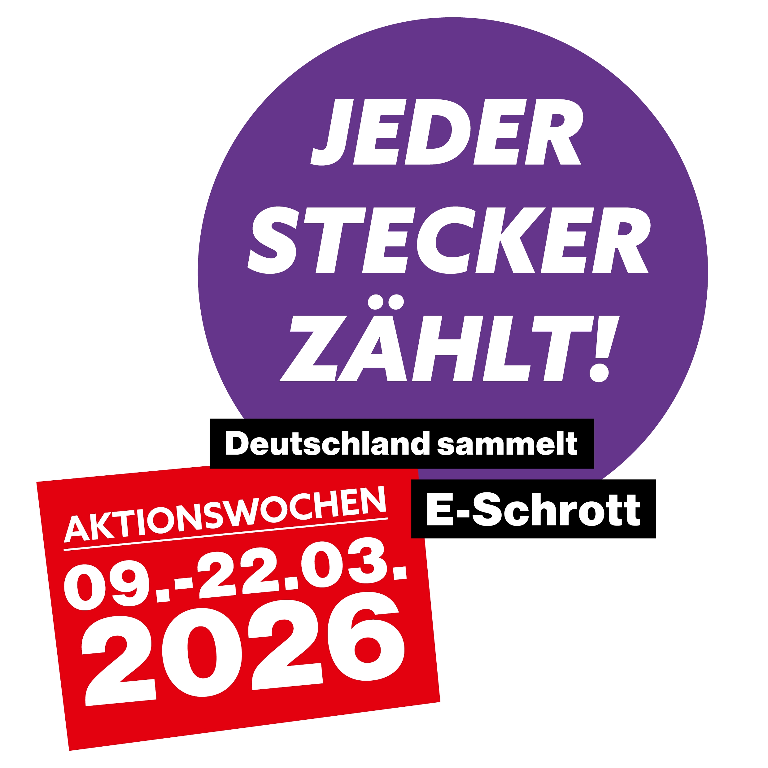 Logo Aktion Jeder Stecker zählt (Die Bildrechte liegen bei dem Verfasser der Mitteilung.)
