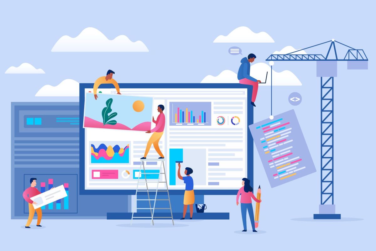 Mit einer Wordpress-Website Kunden gewinnen (© Flash Vector/stock.adobe.com)