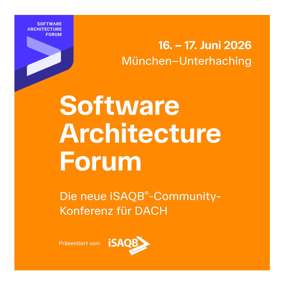 iSAQB - Software Architecture Forum 2026