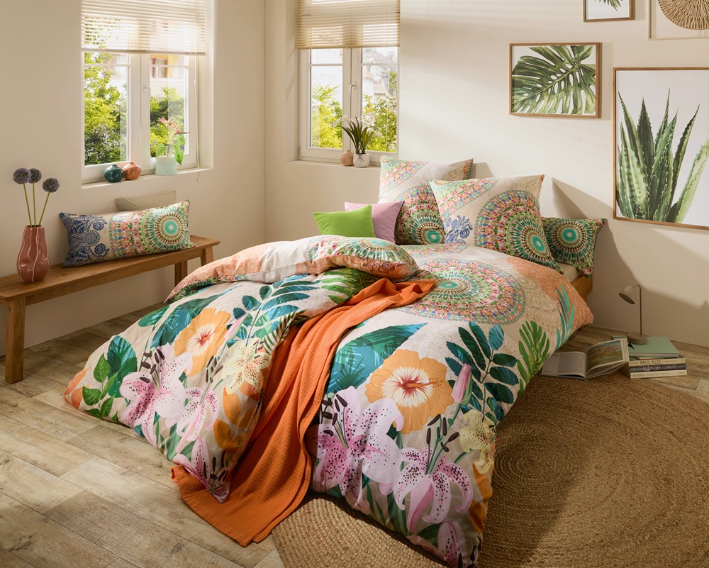 Neuer Frühlings-Look mit Heimtextilien (Bildquelle: erwinmueller.de)