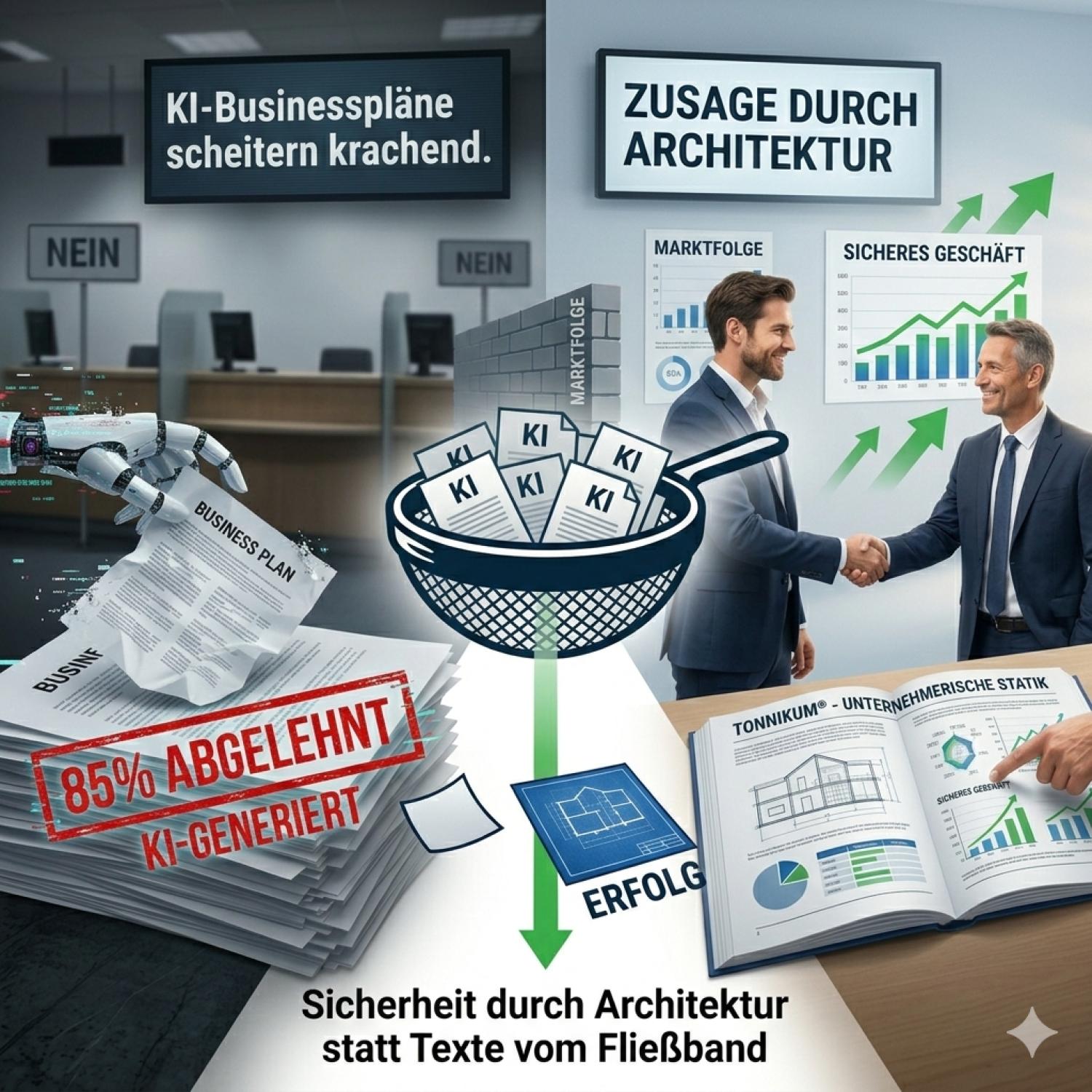 85 % Ablehnungsquote: Warum Banken KI-Businesspläne im Sekundentakt aussortieren