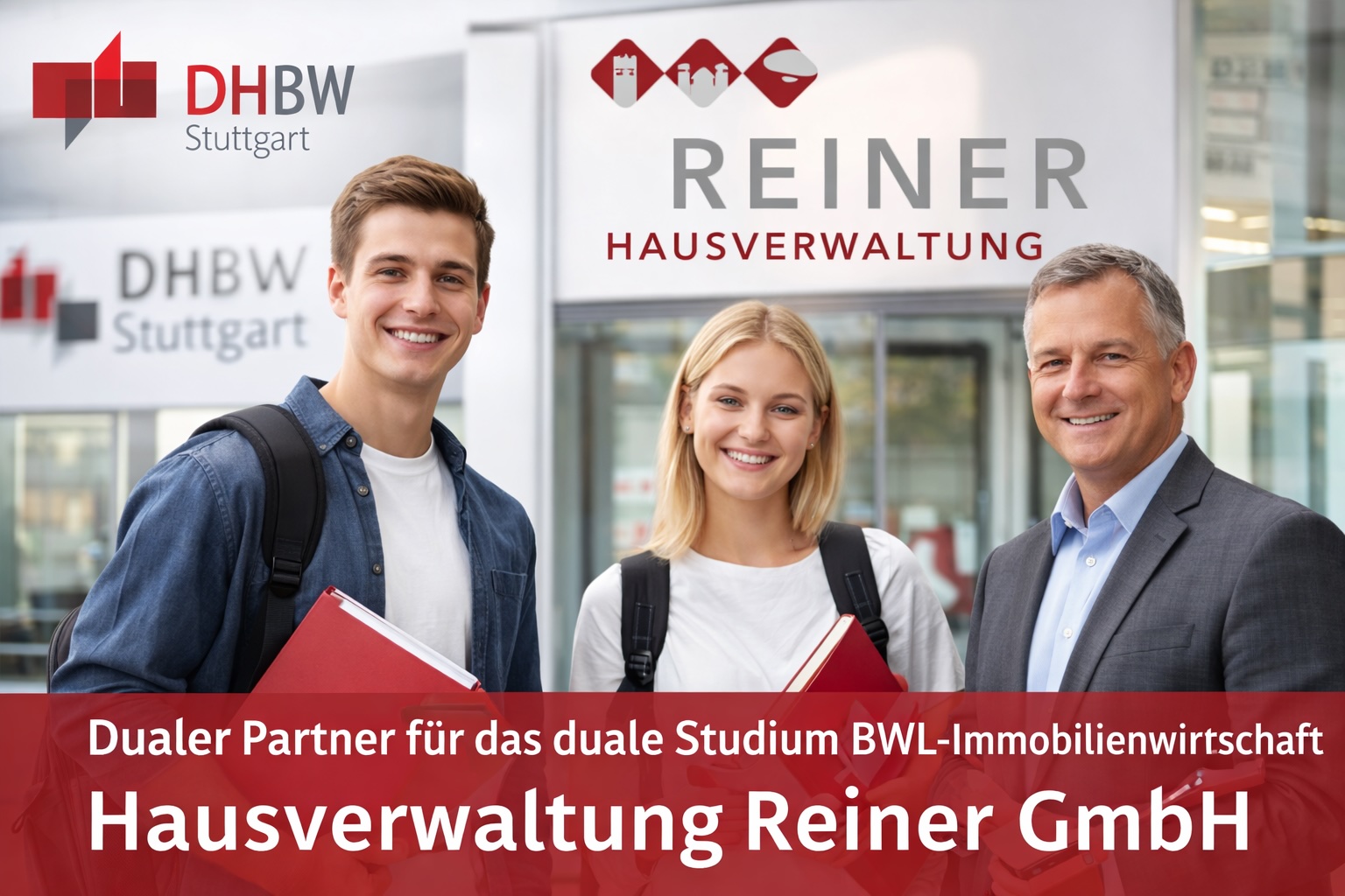 Hausverwaltung Reiner GmbH ist dualer Partner der DHBW Stuttgart im Studiengang BWL-Immobilienwirtsc
