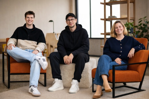 Die WeCreate-Führungsriege rund um Magnus Folten, Adil Sbai und Patricia Heydemann. (Die Bildrechte liegen bei dem Verfasser der Mitteilung.)