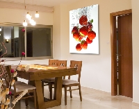 Leinwandbild mit Erdbeer-Motiv Leinwandbild mit Erdbeer-Motiv
