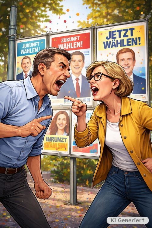 Streitthema Landtagswahlen (Die Bildrechte liegen bei dem Verfasser der Mitteilung.)