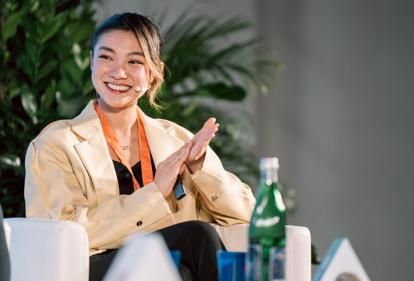 Sandy Lin, Cluster Director Asia, Plastic is Fantastic Association (PiFA). (Die Bildrechte liegen bei dem Verfasser der Mitteilung.)