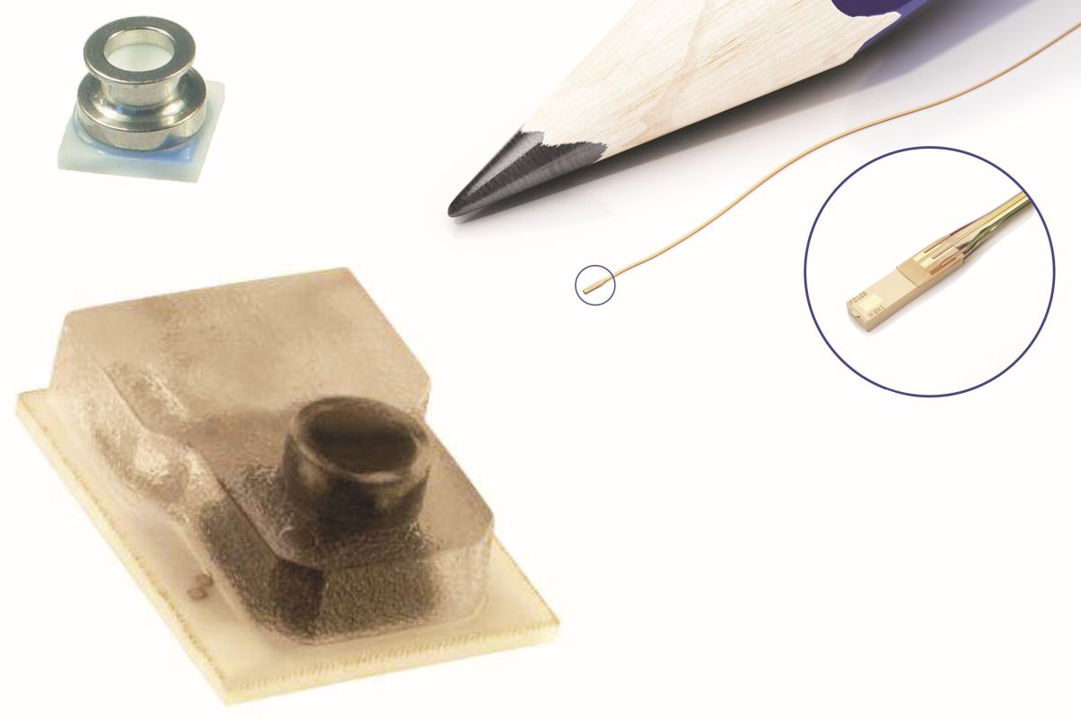 Vom Bleistift als Größenvergleich im Uhrzeigersinn: IntraSense (mit Vergrößerung), 1620, MS5839 (© )