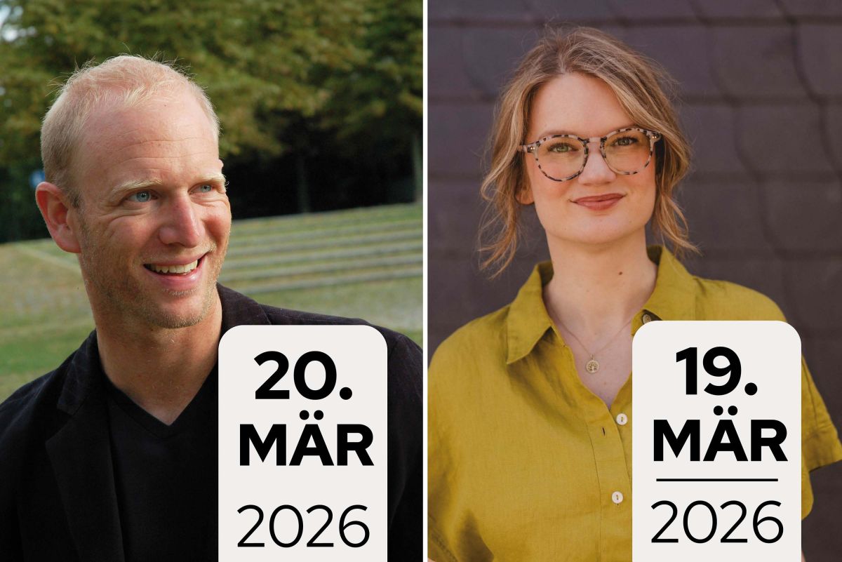 Kea von Garnier und Thomas Bauer lesen im BFW Leipzig (© Thomas Bauer/ Kea von Garnier)