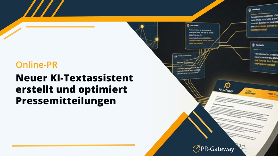 Der KI-Textassistent unterstützt Unternehmen bei der Erstellung und Optimierung von Pressemitteilung (Die Bildrechte liegen bei dem Verfasser der Mitteilung.)