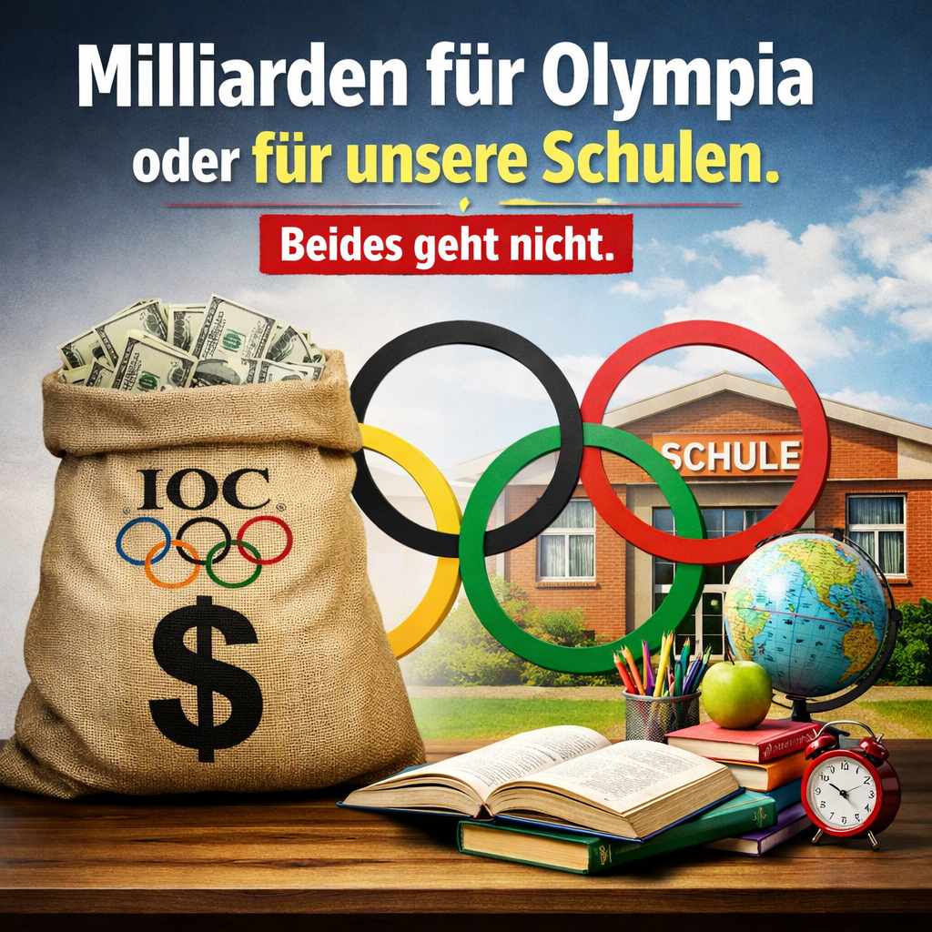 NEIN zur Olympiabewerbung; Bildquelle ÖDP NRW