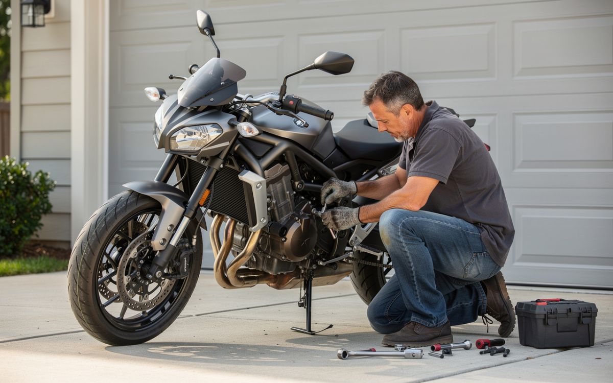 GVI: Frühjahrscheck beim Motorrad bringt Sicherheit (© KI-generiert mit Stable Diffusion) (© )