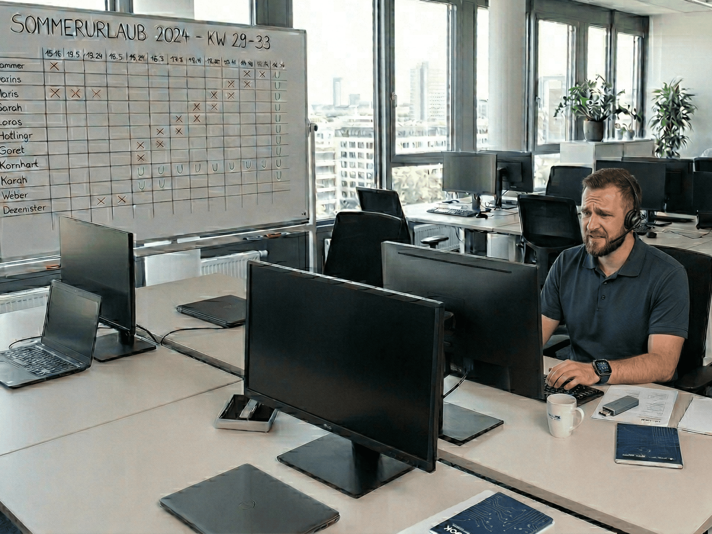 Allein im Büro, aber nicht allein im Service: Mit tele-LOOK und Guided Self-Service den Backlog gering halten.
