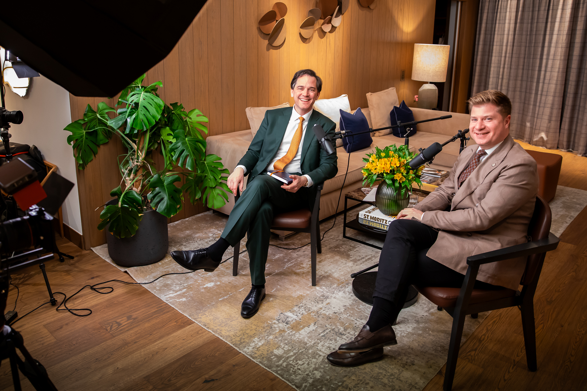 Oliver Meyer, CEO von HotelPartner Revenue & Profit Management und David Frei, General Manager Hotel Grace La Margna St. Moritz