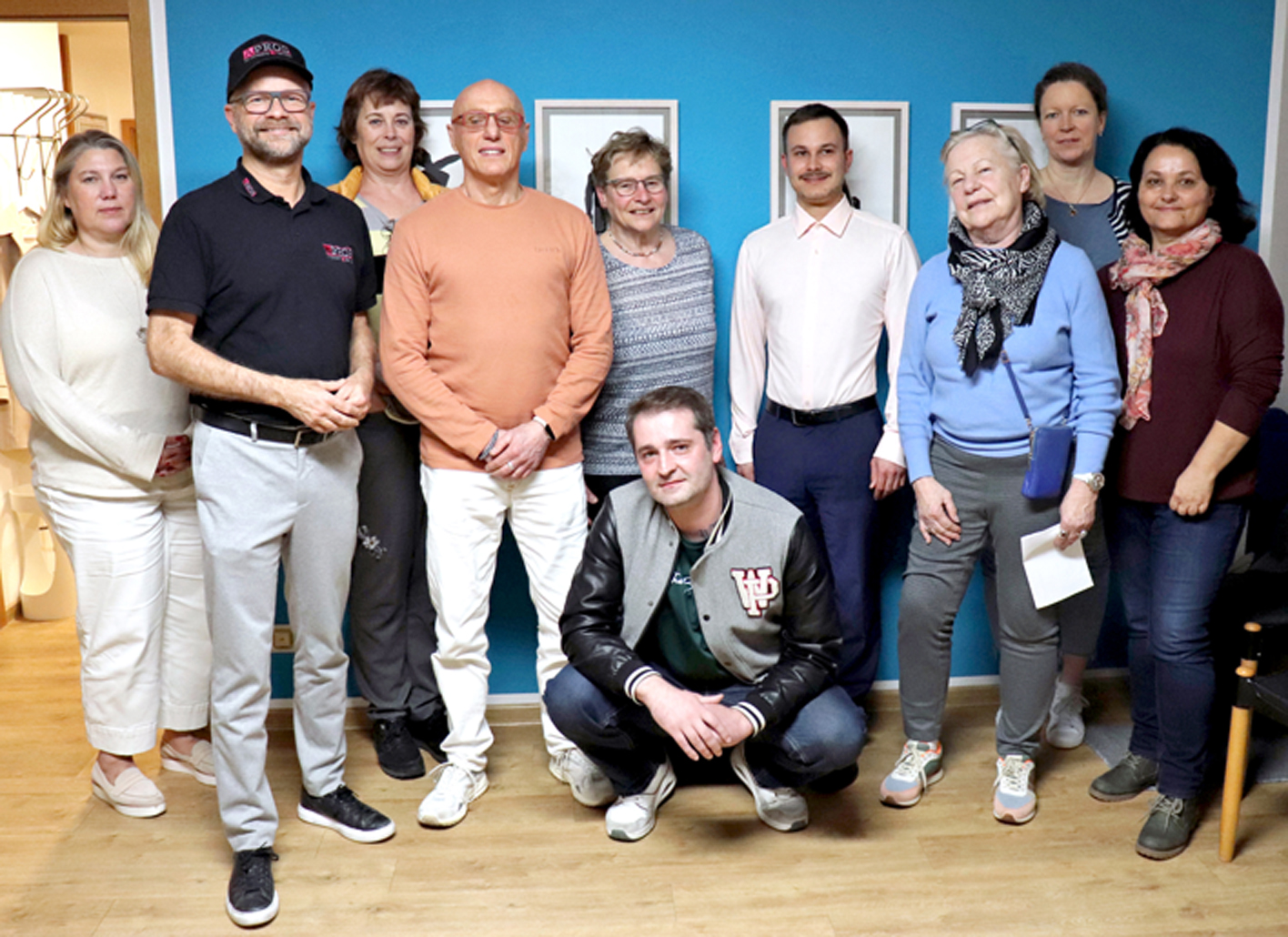 Neuer und scheidender Vorstand im Gesundheitsforum Eningen e.V. (Die Bildrechte liegen bei dem Verfasser der Mitteilung.)