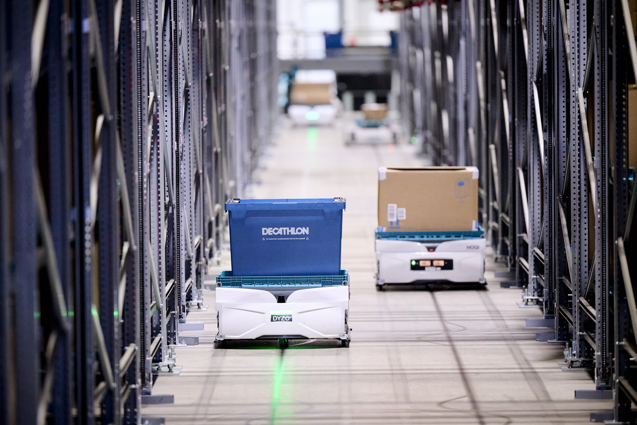 Exotec standardisiert die Automatisierung von Decathlon in fünf Ländern (Die Bildrechte liegen bei dem Verfasser der Mitteilung.)