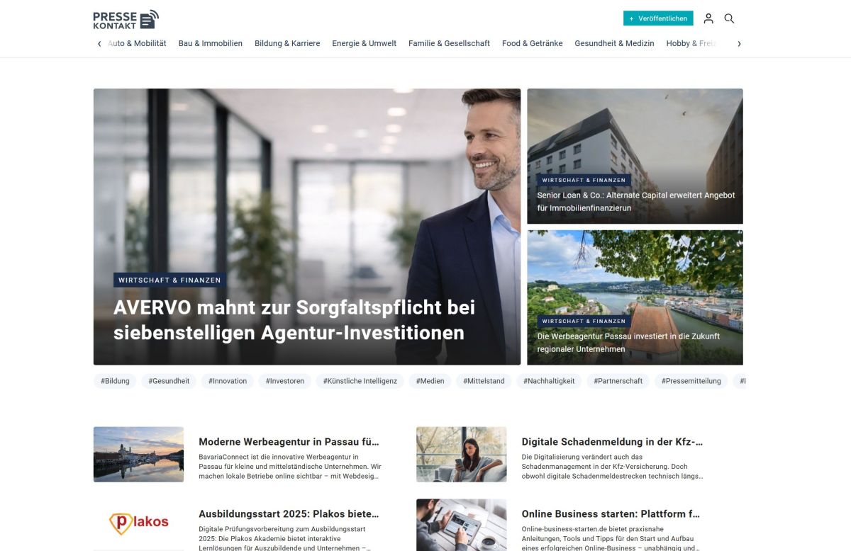 Das Portal Presse-Kontakt.de: Kostenlose Reichweite und SEO-Stärke für unternehmerische Botschaften. (© )